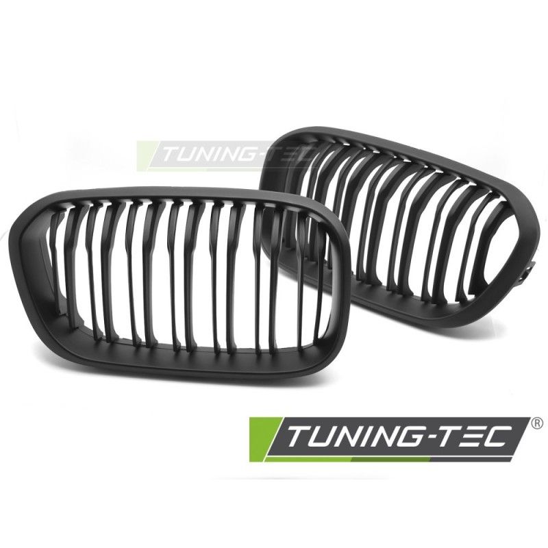 GRILLE SPORT MATT BLACK DOUBLE BAR fits BMW F20 / F21 LCI 15-18, Nouveaux produits tuning-tec