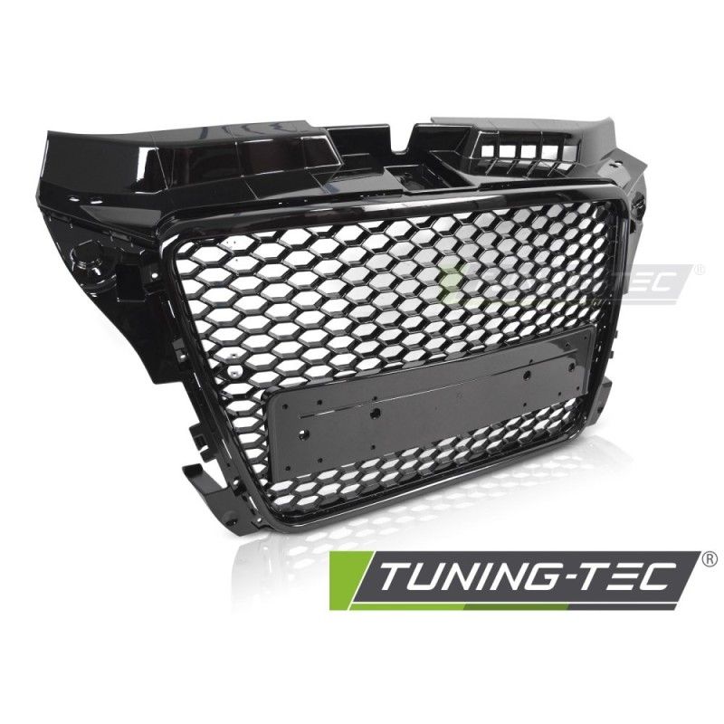 GRILLE SPORT GLOSSY BLACK PDC fits AUDI A3 8P 08-12, Nouveaux produits tuning-tec