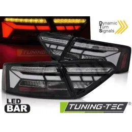 LED BAR TAIL LIGHTS BLACK SEQ fits AUDI A5 11-16 OEM BULB, Nouveaux produits tuning-tec