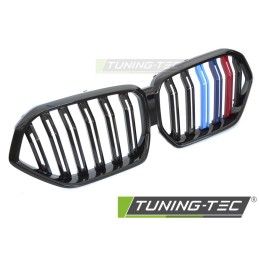 GRILLE SPORT GLOSSY BLACK TRI-COLOUR DOUBLE BAR fits BMW X6 G06 19-23, Nouveaux produits tuning-tec