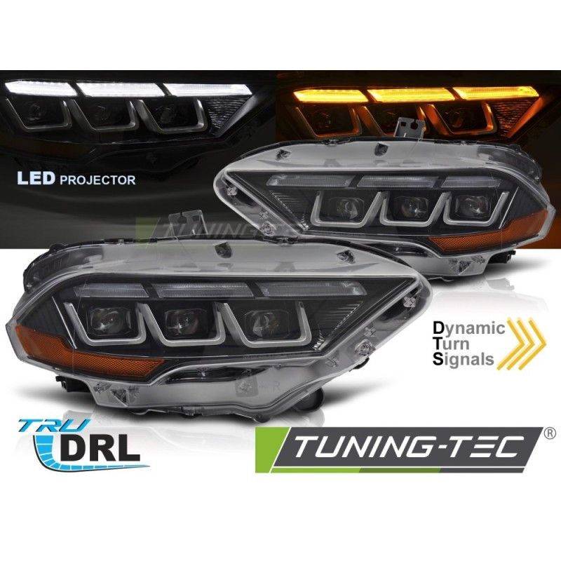HEADLIGHTS BLACK fits FORD MUSTANG 18-21, Nouveaux produits tuning-tec