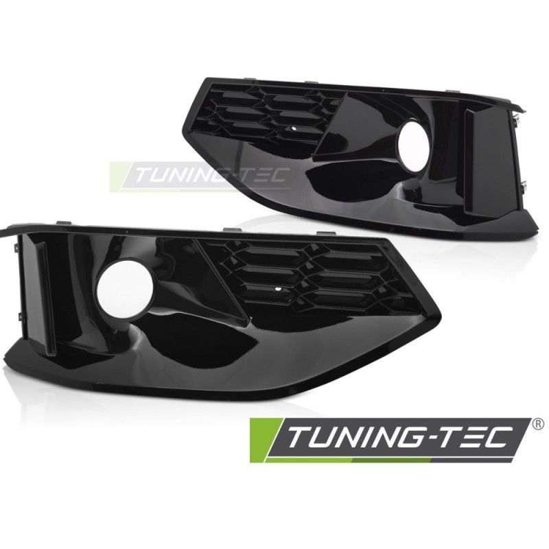 FOG LIGHT COVER GLOSSY BLACK fits AUDI A4 B9 20-24, Nouveaux produits tuning-tec FOG LIGHT COVER GLOSSY BLACK fits AUDI A4 B9 20-24, Nouveaux produits tuning-tec