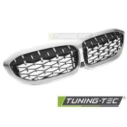 GRILLE DIAMOND SILVER MATT CHROME fits BMW G20 / G21 19-22, Nouveaux produits tuning-tec