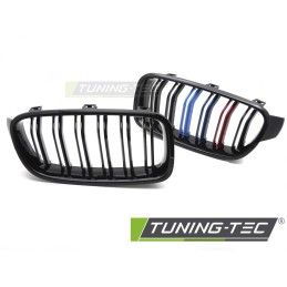 GRILLE SPORT GLOSSY BLACK TRI-COLOUR DOUBLE BAR fits BMW F30 / F31 11-18 , Nouveaux produits tuning-tec