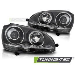 HEADLIGHTS BLACK fits VW GOLF V 03-09, Nouveaux produits tuning-tec