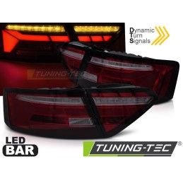 LED BAR TAIL LIGHTS RED SMOKE SEQ fits AUDI A5 11-16 OEM BULB, Nouveaux produits tuning-tec