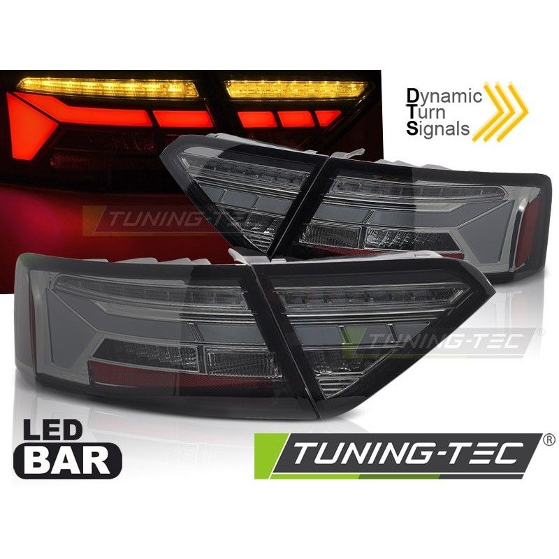 LED BAR TAIL LIGHTS SMOKE SEQ fits AUDI A5 11-16 OEM BULB, Nouveaux produits tuning-tec