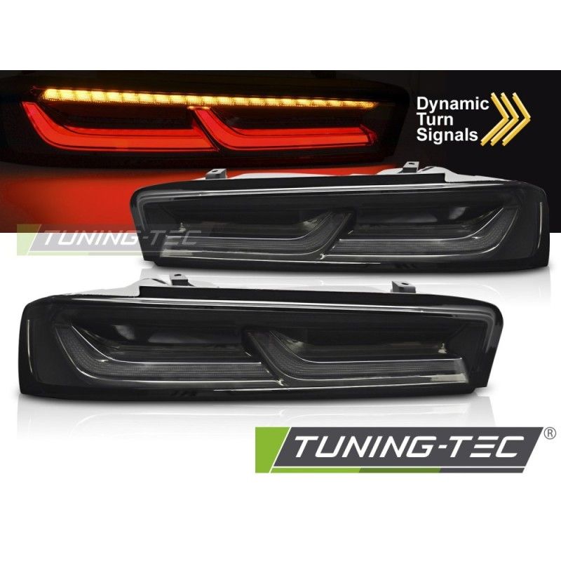 LED TAILIGHTS SMOKE BLACK fits CHEVROLET CAMARO 16-18, Nouveaux produits tuning-tec