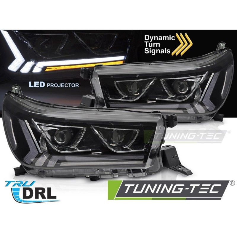 TOYOTA HILUX 16-20 TUBE LED BLACK, Nouveaux produits tuning-tec