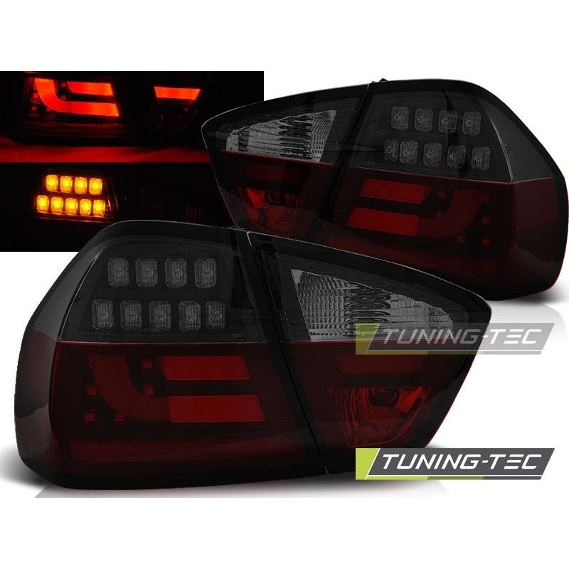 LED BAR TAIL LIGHTS RED SMOKE BLACK fits BMW E90 03.05-08.08, Nouveaux produits tuning-tec LED BAR TAIL LIGHTS RED SMOKE BLACK fits BMW E90 03.05-08.08, Nouveaux produits tuning-tec