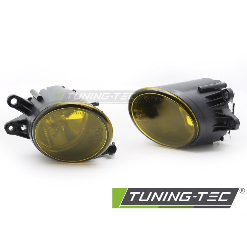 FOG LIGHTS YELLOW fits AUDI A4 B6 00-04 / A4 B7 04-08 VOLVO C30 / S40, Nouveaux produits tuning-tec