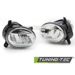 FOG LIGHTS LED CHROME CLEAR fits AUDI A4 B8 08-11 / A6 C6 09-11 / Q5 08-16, Nouveaux produits tuning-tec