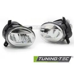 FOG LIGHTS LED CHROME CLEAR fits AUDI A4 B8 08-11 / A6 C6 09-11 / Q5 08-16, Nouveaux produits tuning-tec