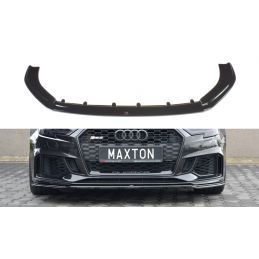 LAME AVANT MAXTON / Splitter V.2 Audi RS3 8V FL Sportback Noir Brillant