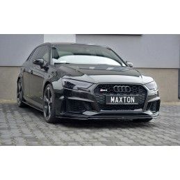LAME AVANT MAXTON / Splitter V.2 Audi RS3 8V FL Sportback Noir Brillant
