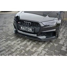 LAME AVANT MAXTON / Splitter V.2 Audi RS3 8V FL Sportback Noir Brillant