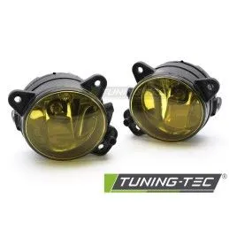 FOG LIGHTS YELLOW fits VW POLO 05-09 / T5 03-09 / CRAFTER 06-11 / TOUAREG 06-10 SKODA FABIA 04-09 / PRAKTIK / ROOMSTER, Nouveaux