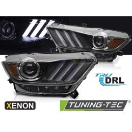 XENON HEADLIGHTS LED BLACK fits FORD MUSTANG 14-17, Nouveaux produits tuning-tec