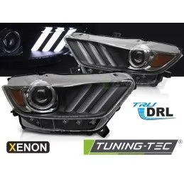 XENON HEADLIGHTS LED BLACK fits FORD MUSTANG 14-17, Nouveaux produits tuning-tec