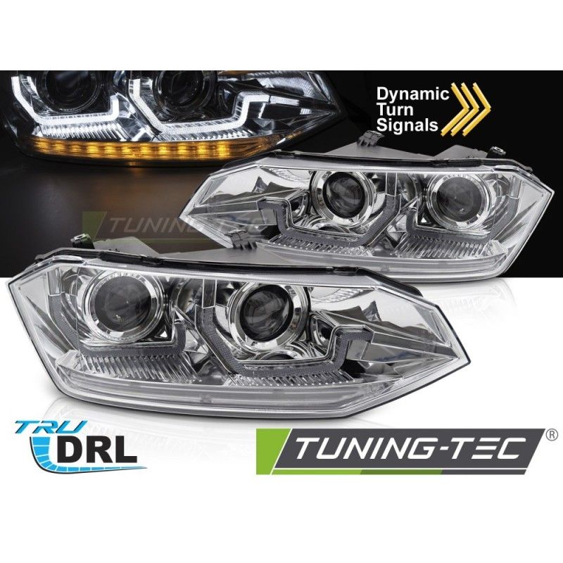 VW POLO VI 2G 17-21 SEQ LED DRL CHROME, Nouveaux produits tuning-tec