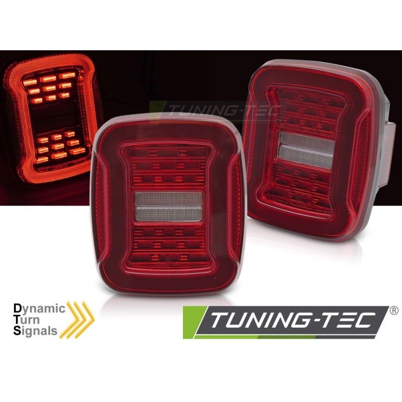 JEEP WRANGLER YJ 91-96 / TJ 96-06 RED WHITE LED, Nouveaux produits tuning-tec