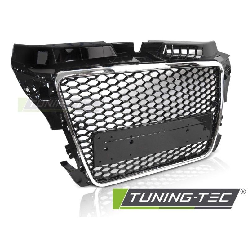 GRILLE SPORT BLACK CHROME PDC fits AUDI A3 8P 08-12, Nouveaux produits tuning-tec