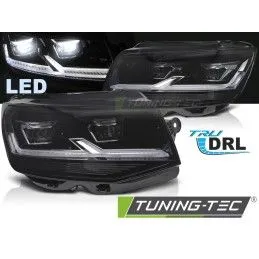 LED HEADLIGHTS BLACK DRL fits VW T6 15-19, Nouveaux produits tuning-tec