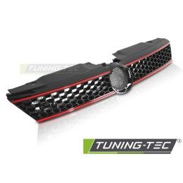 GRILLE SPORT STYLE GLOSSY BLACK with RED LINES fits VW JETTA VI 11-14 , Nouveaux produits tuning-tec