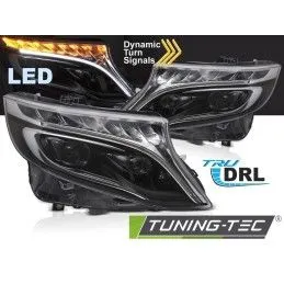 HEADLIGHTS FULL LED BLACK fits MERCEDES V-CLASS / VITO W447 14-23, Nouveaux produits tuning-tec