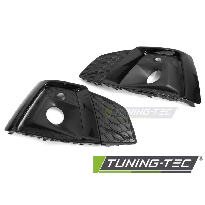 FOG LIGHT COVER GLOSSY BLACK fits AUDI A5 F5 19-23, Nouveaux produits tuning-tec