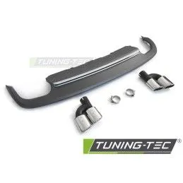 DIFFUSOR TWIN OUTLET SILVER SPORT S STYLE fits AUDI A5 8T 8F 11-16, Nouveaux produits tuning-tec