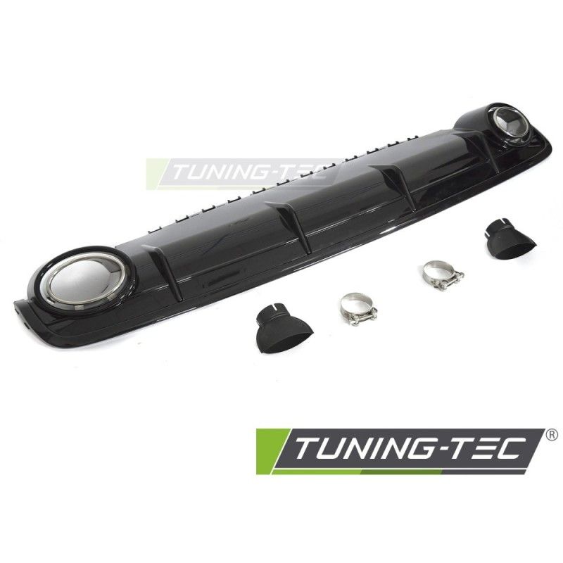 DIFFUSOR TWIN OUTLET SPORT STYLE fits AUDI Q7 4M 15-19, Nouveaux produits tuning-tec