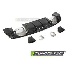 DIFFUSOR TWIN OUTLET GLOSSY BLACK SPORT STYLE fits AUDI TT 8S 14-18, Nouveaux produits tuning-tec