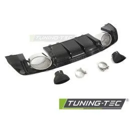 DIFFUSOR TWIN OUTLET GLOSSY BLACK SPORT STYLE fits AUDI TT 8S 14-18, Nouveaux produits tuning-tec