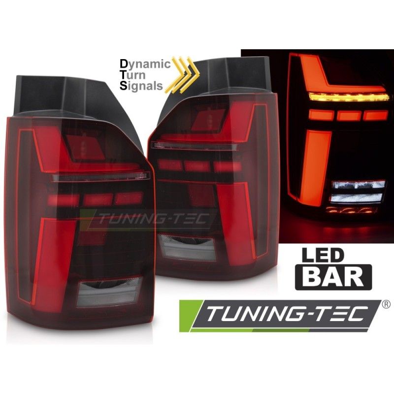 LED BAR TAIL LIGHTS RED SEQ fits VW T6 15-19 / T6.1 20-24, Nouveaux produits tuning-tec