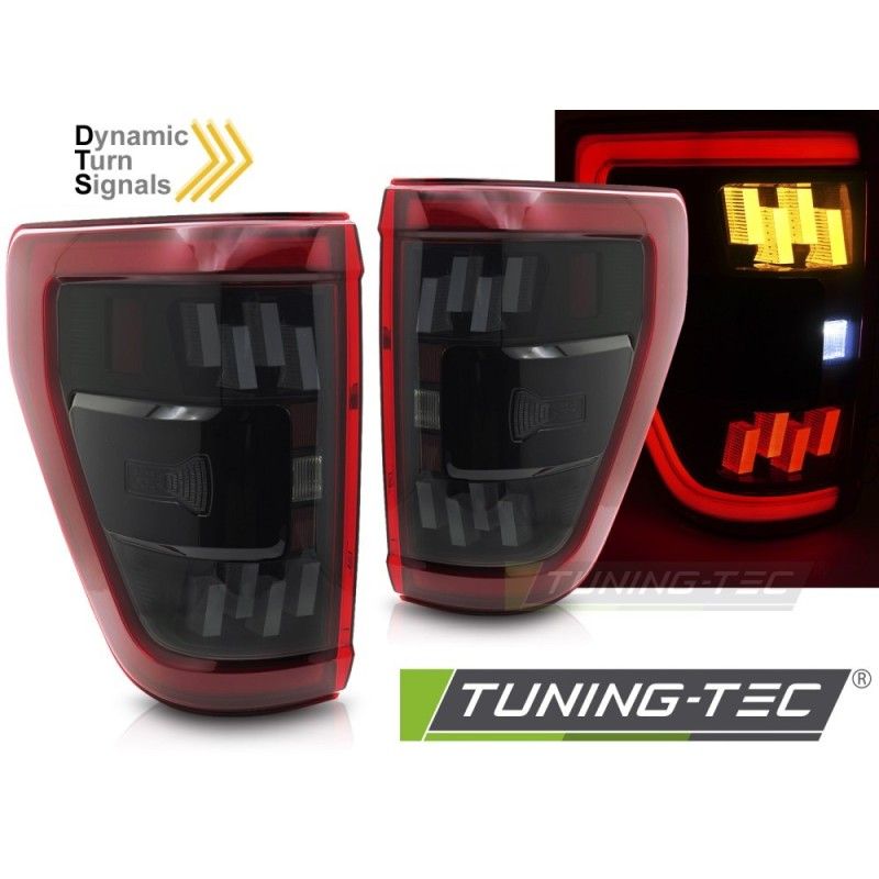 FULL LED TAIL LIGHTS RED SEQ fits FORD F150 MK14 20-23, Nouveaux produits tuning-tec