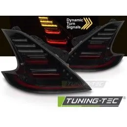 FULL LED TAIL LIGHTS BLACK SMOKE fits NISSAN 370Z 09-20, Nouveaux produits tuning-tec