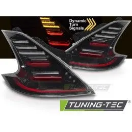 FULL LED TAIL LIGHTS BLACK fits NISSAN 370Z 09-20, Nouveaux produits tuning-tec