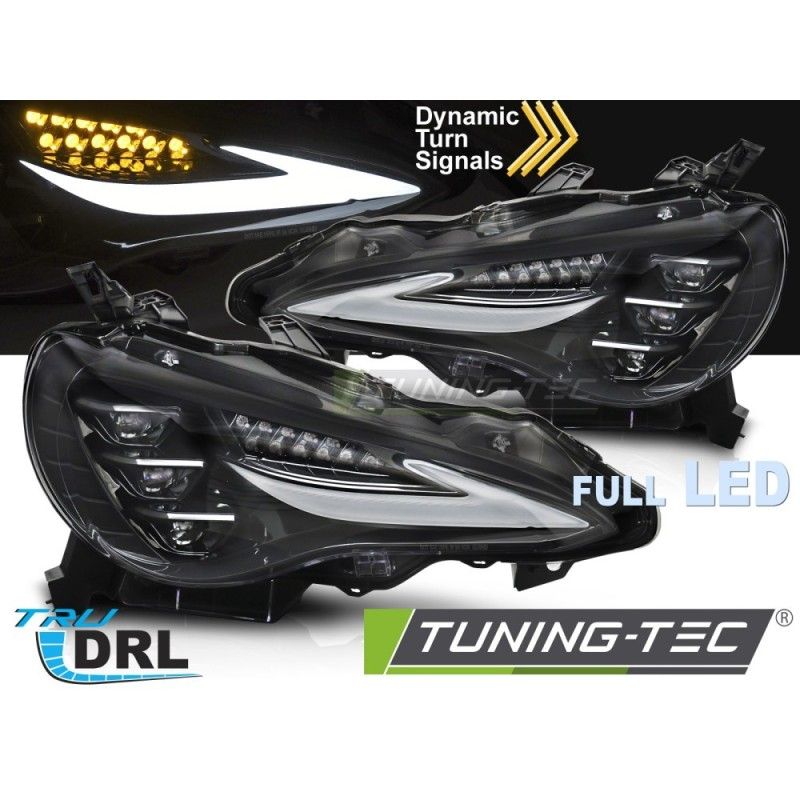 HEADLIGHTS FULL LED SEQ DRL fits TOYOTA GT86 12-21, Nouveaux produits tuning-tec