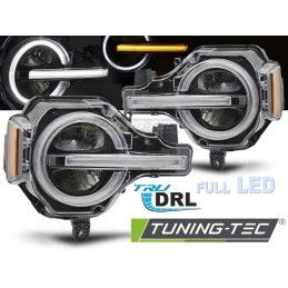 HEADLIGHTS FULL LED DRL BLACK fits FORD BRONCO 21-24, Nouveaux produits tuning-tec