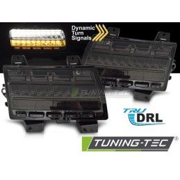 FRONT DIRECTION DRL SEQ SMOKE fits JEEP WRANGLER JL 18-23, Nouveaux produits tuning-tec