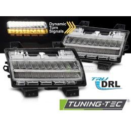 FRONT DIRECTION DRL SEQ CHROME fits JEEP WRANGLER JL 18-23, Nouveaux produits tuning-tec
