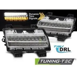 FRONT DIRECTION DRL SEQ CHROME fits JEEP WRANGLER JL 18-23, Nouveaux produits tuning-tec