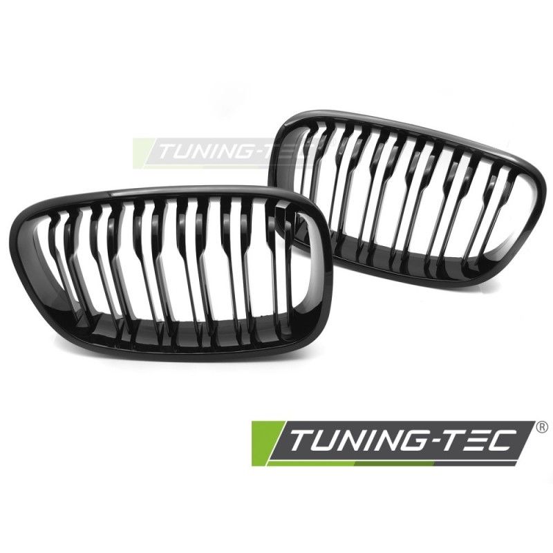 GRILLE SPORT GLOSSY BLACK DOUBLE BAR fits BMW F20 / F21 11-14, Nouveaux produits tuning-tec