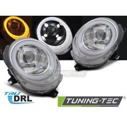 HEADLIGHTS TUBE LIGHT CHROME DRL fits MINI (COOPER) F55 / F56 / F57 14-17, Nouveaux produits tuning-tec