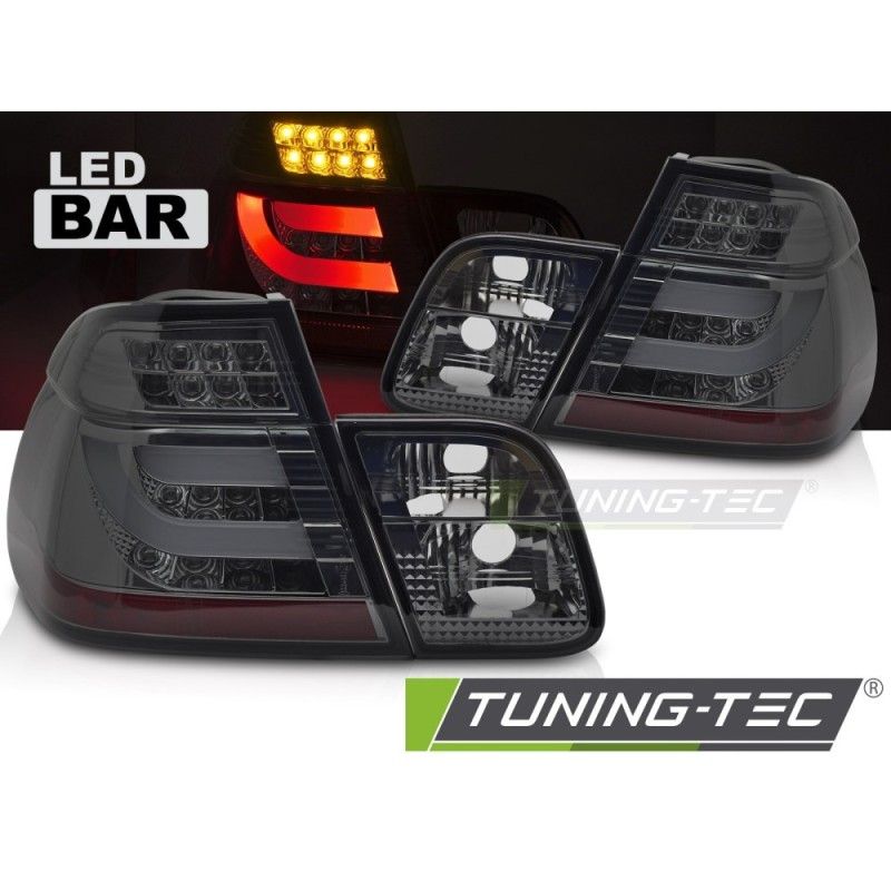LED TAIL LIGHTS SMOKE fits BMW E46 01-05 SEDAN, Nouveaux produits tuning-tec
