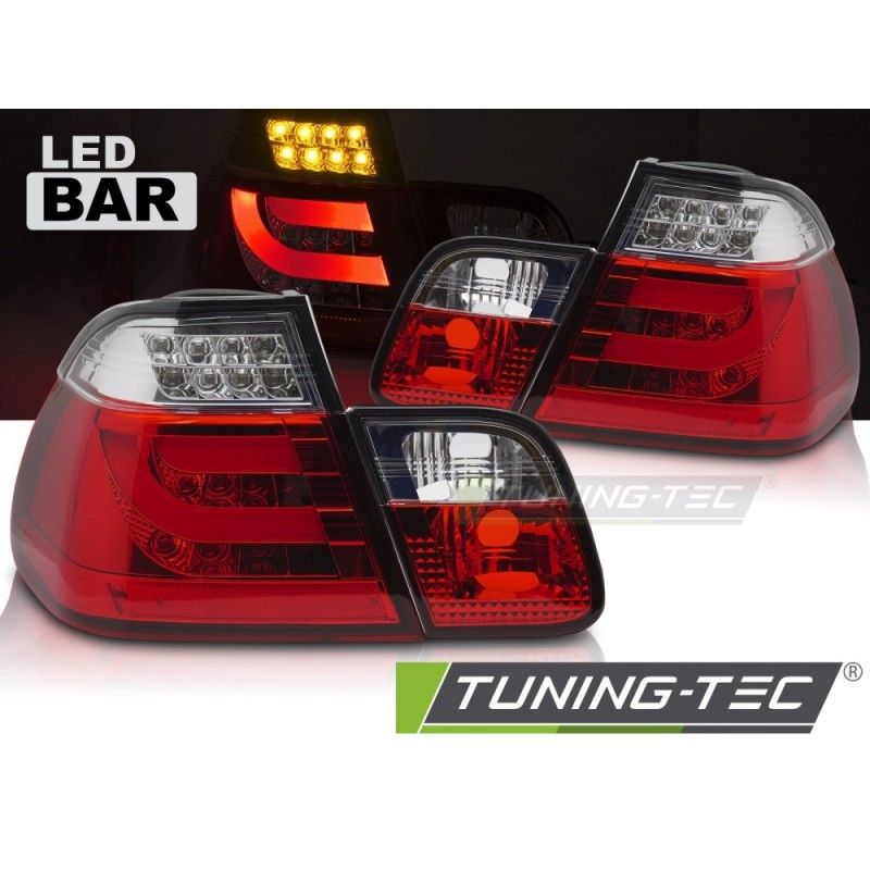 LED TAIL LIGHTS RED WHITE fits BMW E46 01-05 SEDAN, Nouveaux produits tuning-tec
