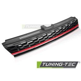 GRILLE SPORT GLOSSY BLACK with RED LINE fits VW GOLF 7 17-19, Nouveaux produits tuning-tec