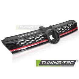 GRILLE SPORT ACC GLOSSY BLACK with RED LINE fits VW GOLF 7 17-19, Nouveaux produits tuning-tec