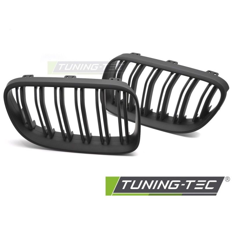 GRILLE SPORT MATT BLACK DOUBLE BAR fits BMW E92 / E93 LCI 10-13, Nouveaux produits tuning-tec